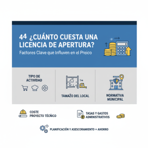 ¿Cuánto cuesta una licencia de apertura?
