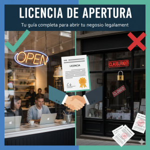 ¿Qué es una licencia de apertura y cuándo es obligatoria?